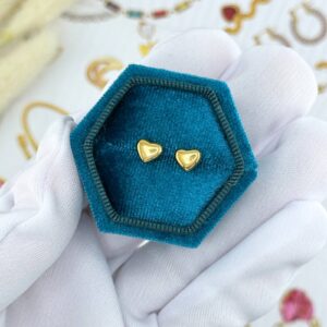 Heart Of Repentance Earrings, in Gold and Silver