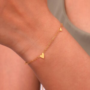 The Spread Love Bracelet, 18k Gold Plated in Gold